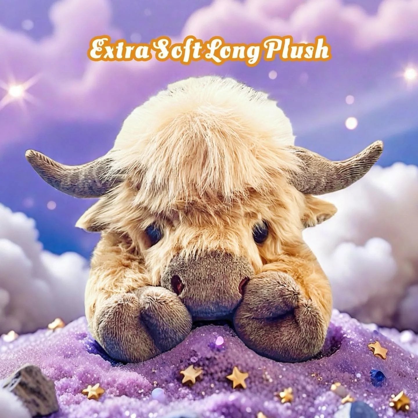 Christmas New Gift Toy🐂🎁Cute Cartoon Highland Cow Cuddly Toy