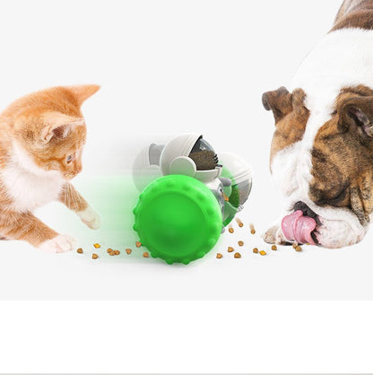 TumbliX™Node Playbot – Interactive Wobble Toy & Treat Dispenser for Dogs & Cats