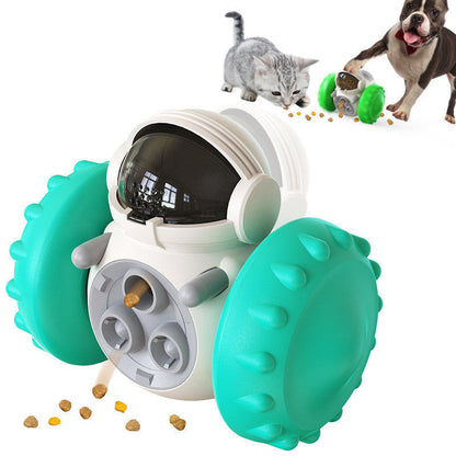 TumbliX™Node Playbot – Interactive Wobble Toy & Treat Dispenser for Dogs & Cats