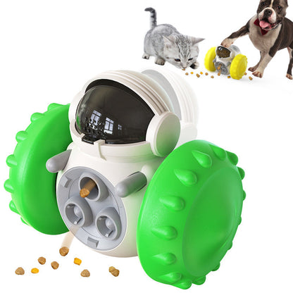 TumbliX™Node Playbot – Interactive Wobble Toy & Treat Dispenser for Dogs & Cats