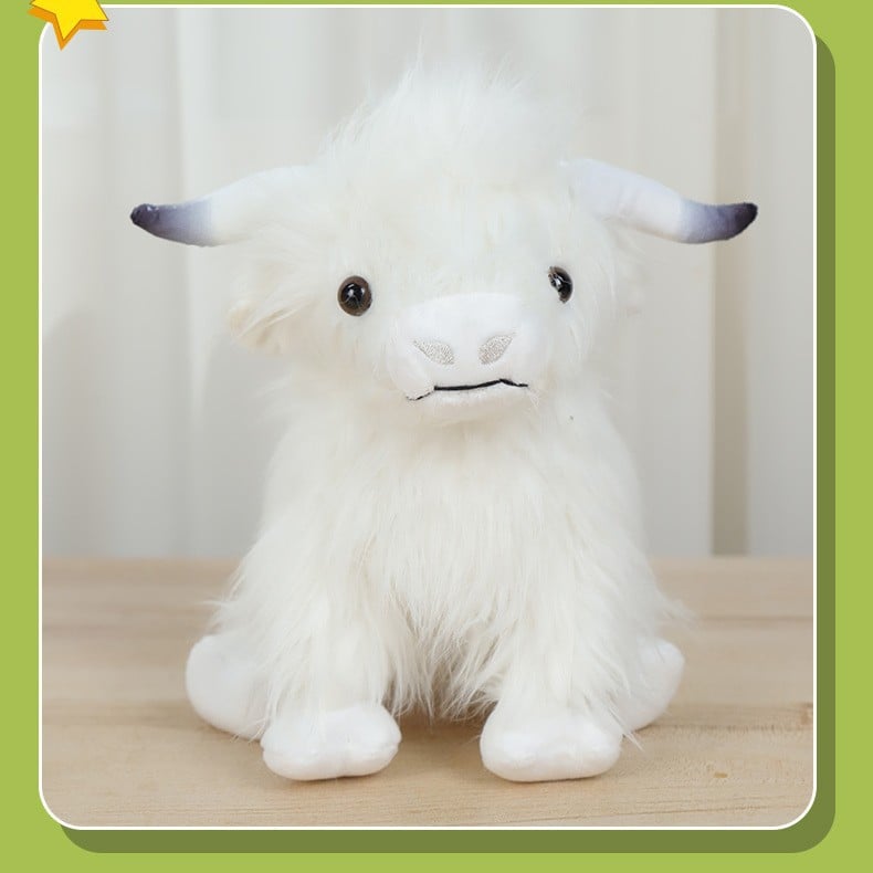 Christmas New Gift Toy🐂🎁Cute Cartoon Highland Cow Cuddly Toy