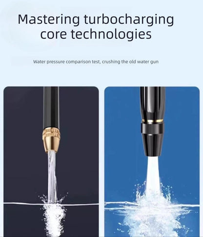 💪LAST DAY BUY 2 GET 1 FREE!!🏆JetSmart™ Upgraded High-Pressure Water Jet Gun💦Ergonomic Grip • Booster Nozzle • Hose Included-Powerful Car Wash🚗 Garden Watering🌻Effortless to Use!👍🇬🇧